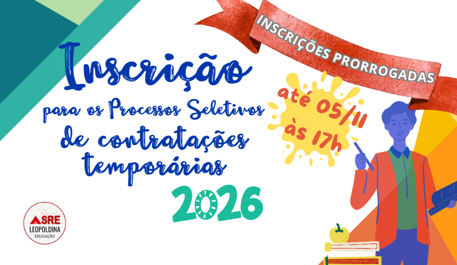 SEE/MG prorroga inscrições para processos seletivos de formação de cadastro de reserva de temporários